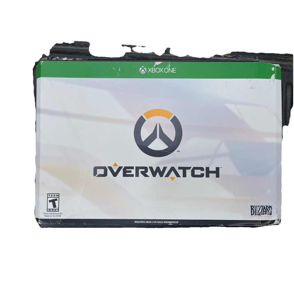 Overwatch Collector's Edition Xbox One Xb1 Blizzard W/ Statue And Book NOB